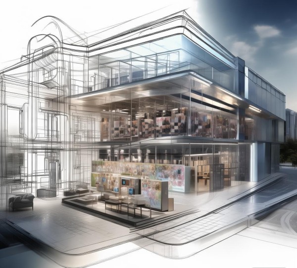 广告店空间布局方案设计，从图纸到运营